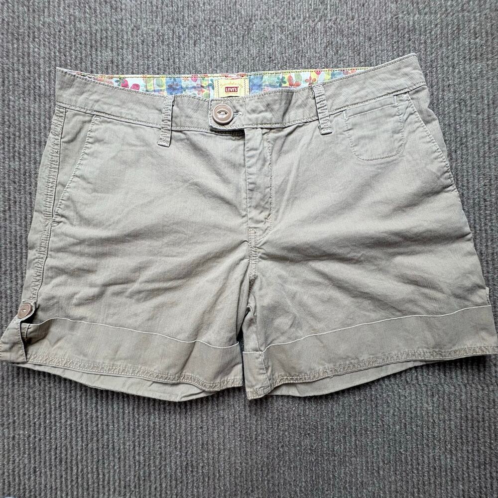 Levi’s Vintage Y2K Tab Twills Shorts Womens Size 10 Khaki Cargo